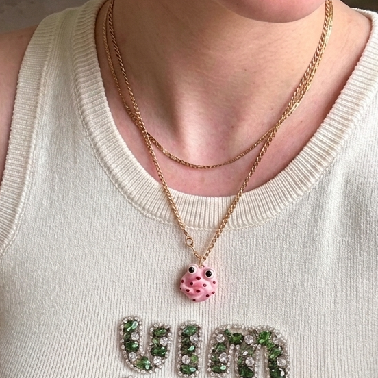 The Confused Frog Pendant | Confused Heart Edition