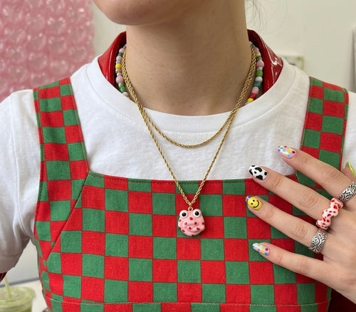 The Confused Frog Pendant | Confused Heart Edition
